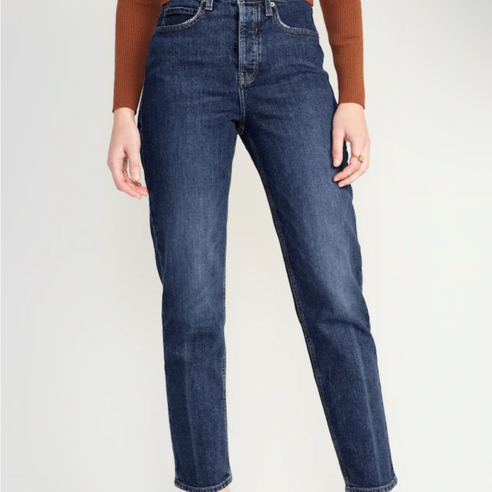 Old navy sky hi straight jeans